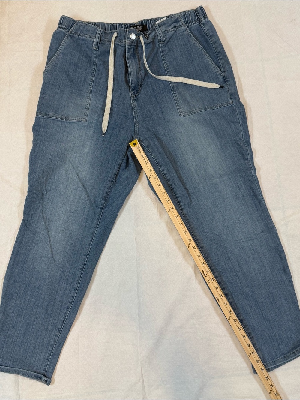 Judy Blue JB88496 High Waist Drawstring Jogger Jeans Plus Size 20W